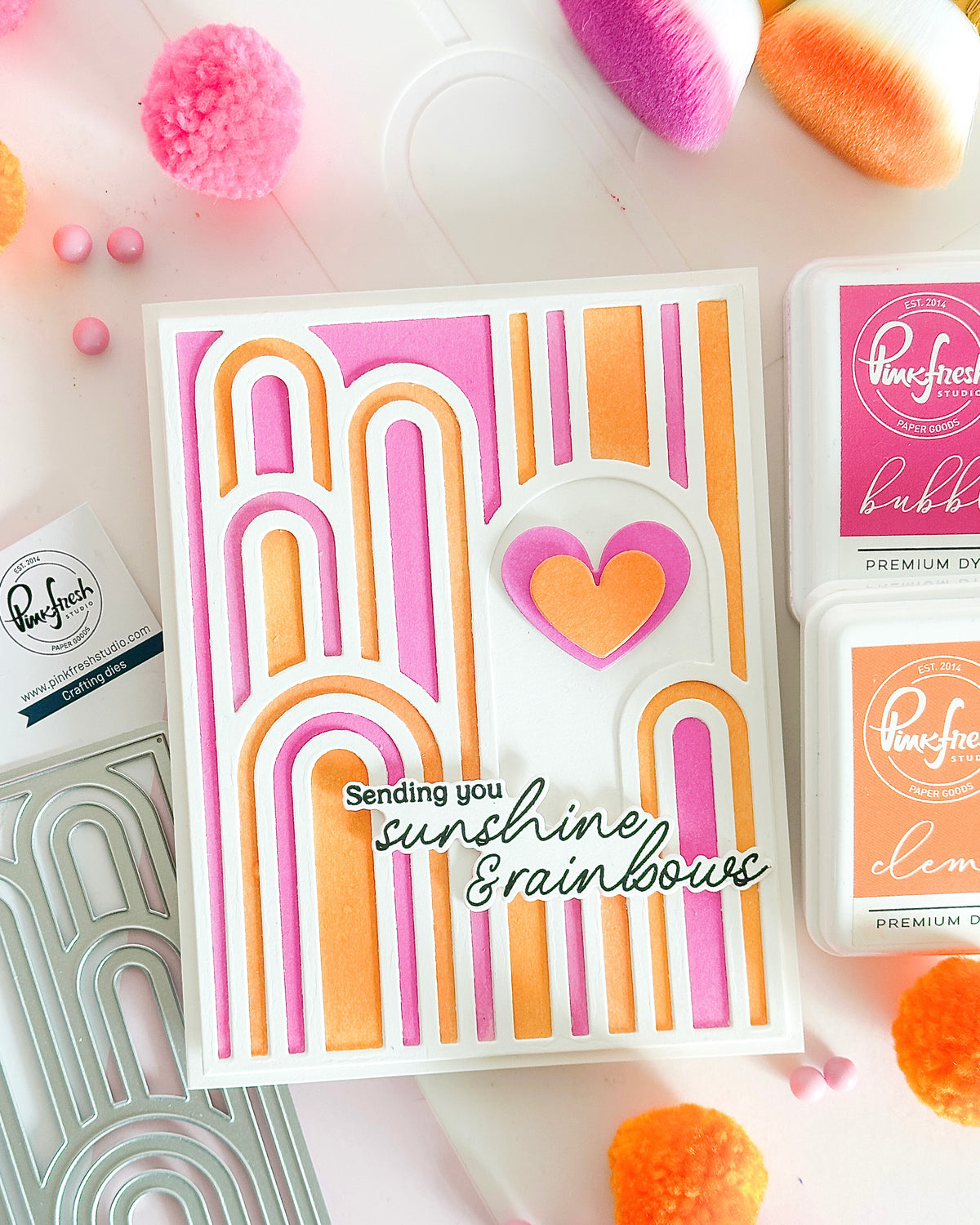 Radiating Hearts & Stars die