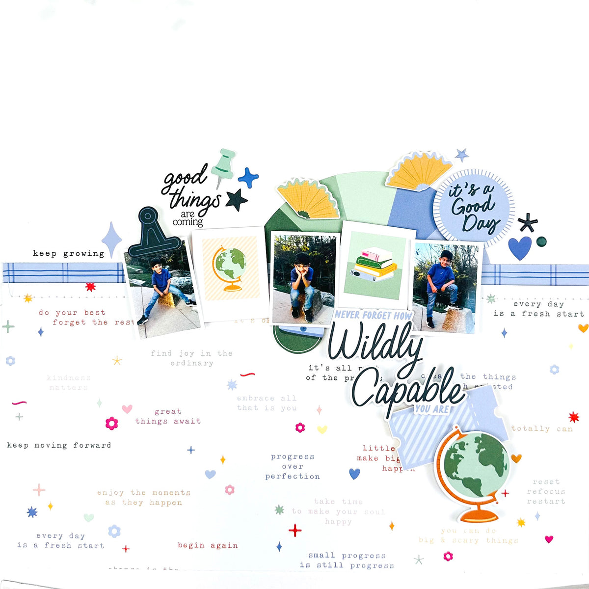 Fresh Start: Chipboard Stickers
