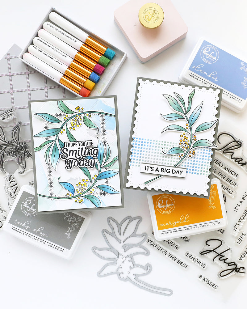 Grateful Greenery stamp