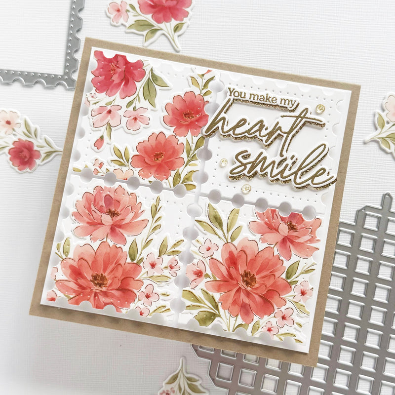 Essentials: Dotted Postage Square die