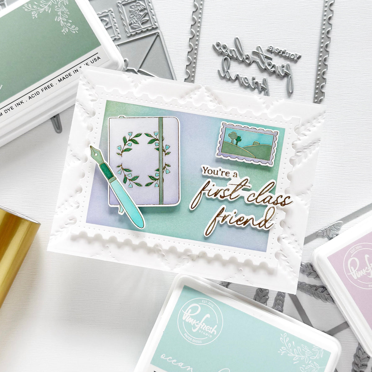 Essentials: Nested Rectangles Postage Edge