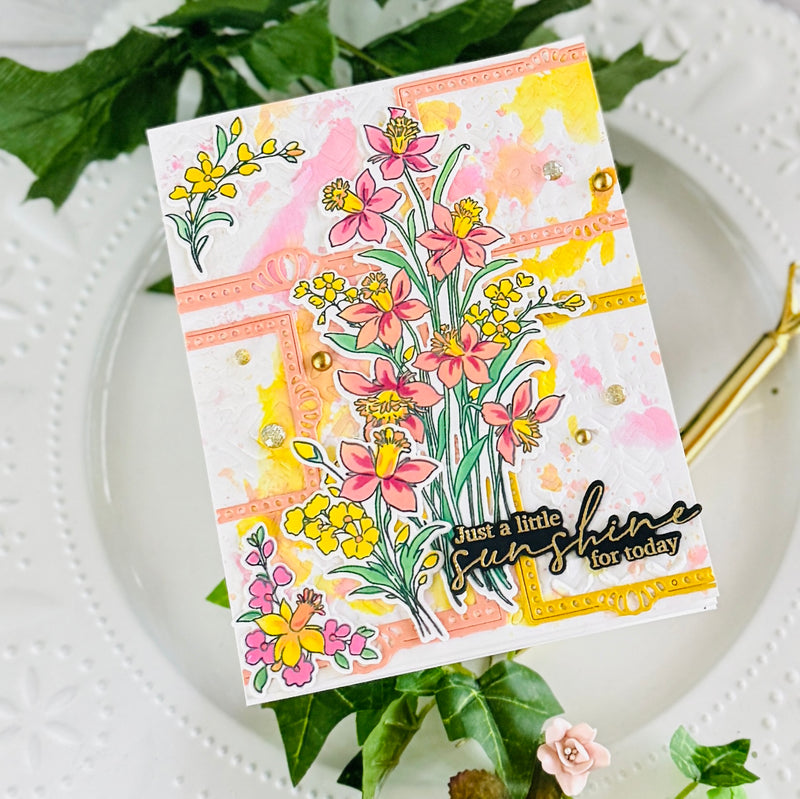 Whispering Daffodils stamp
