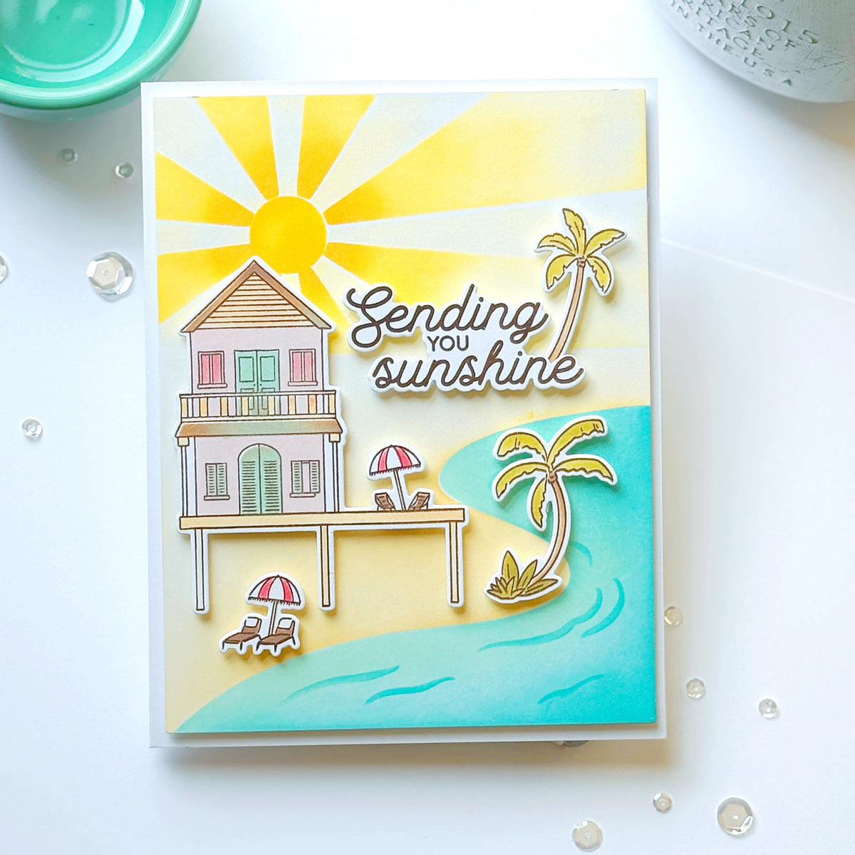 Coastal Paradise stencil