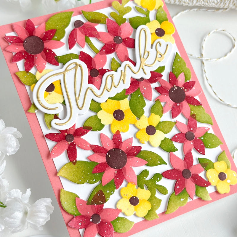 Bloom Burst stencil
