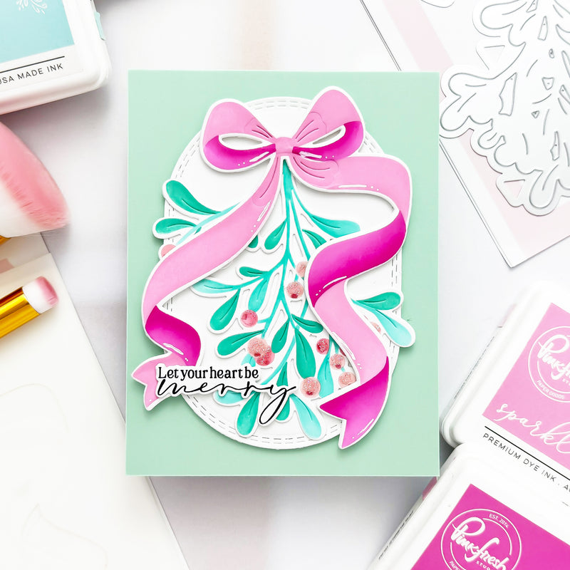 Merry Mistletoe stencil