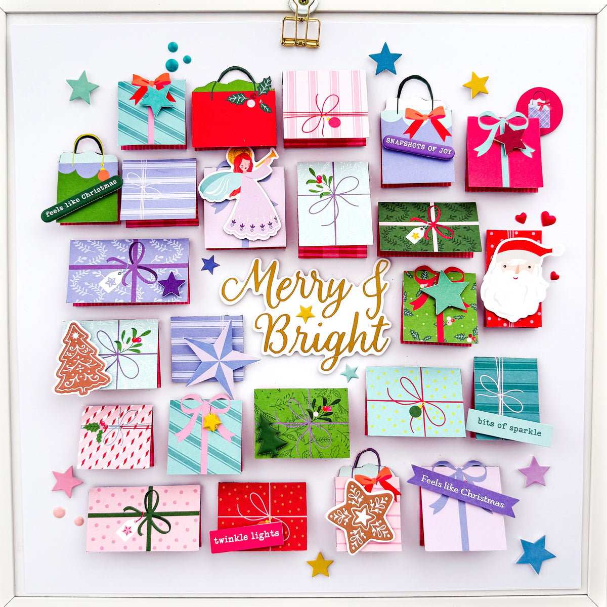 Very Merry Christmas: Phrase Stickers