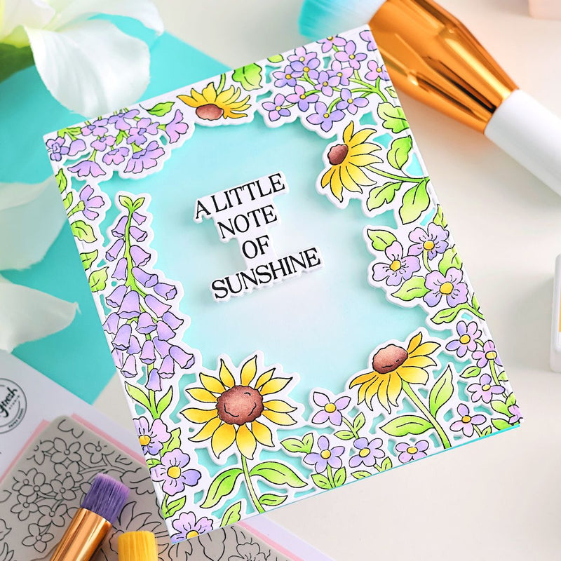 Sunlit Garden stencil