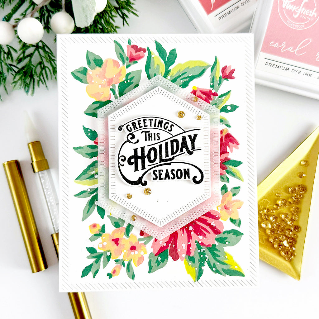 Painted Daisies stamp