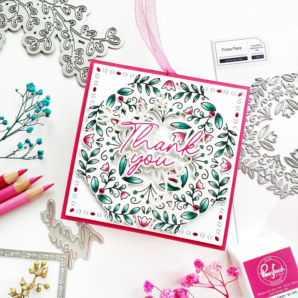 Floral Octagon Frame die