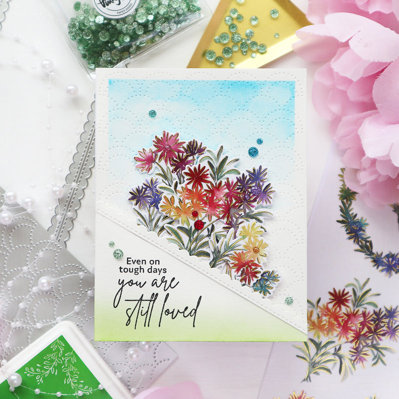 Rainbow Daisies washi