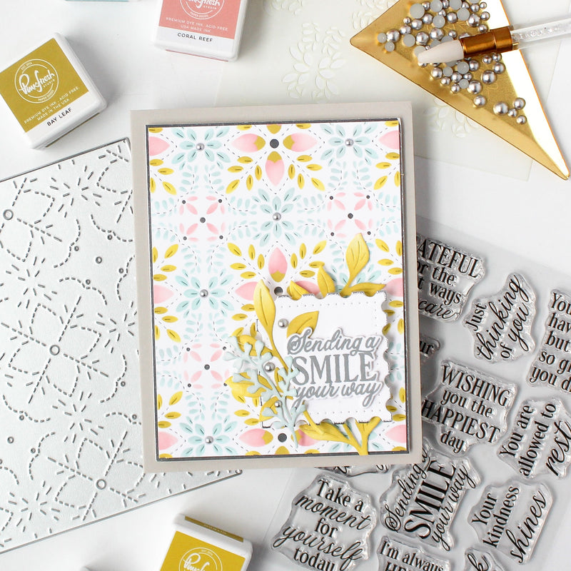 Petal Mosaic stencil