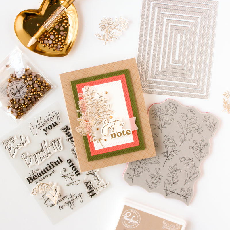 Essentials: Nested Rectangles Diagonal Stitch die