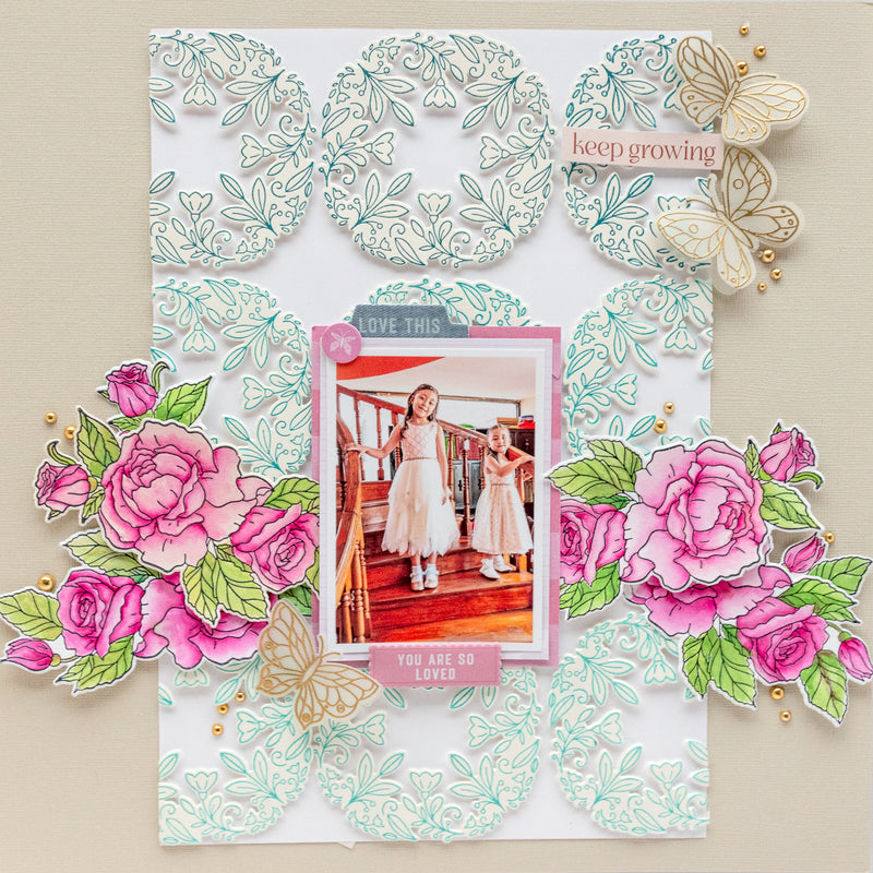 Beautiful Roses press plate