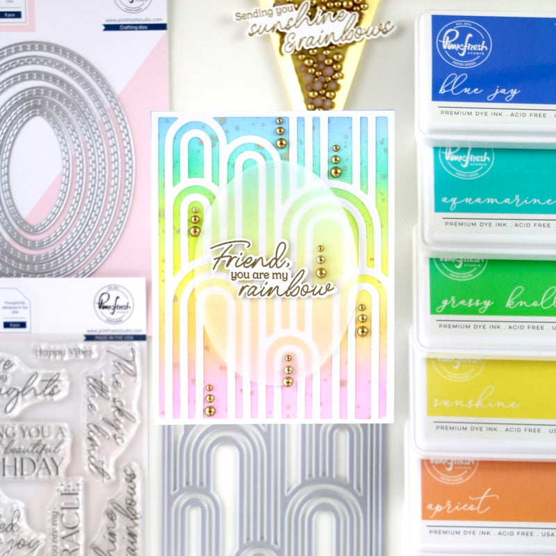 Essentials: Nested Ovals Double Stitch die