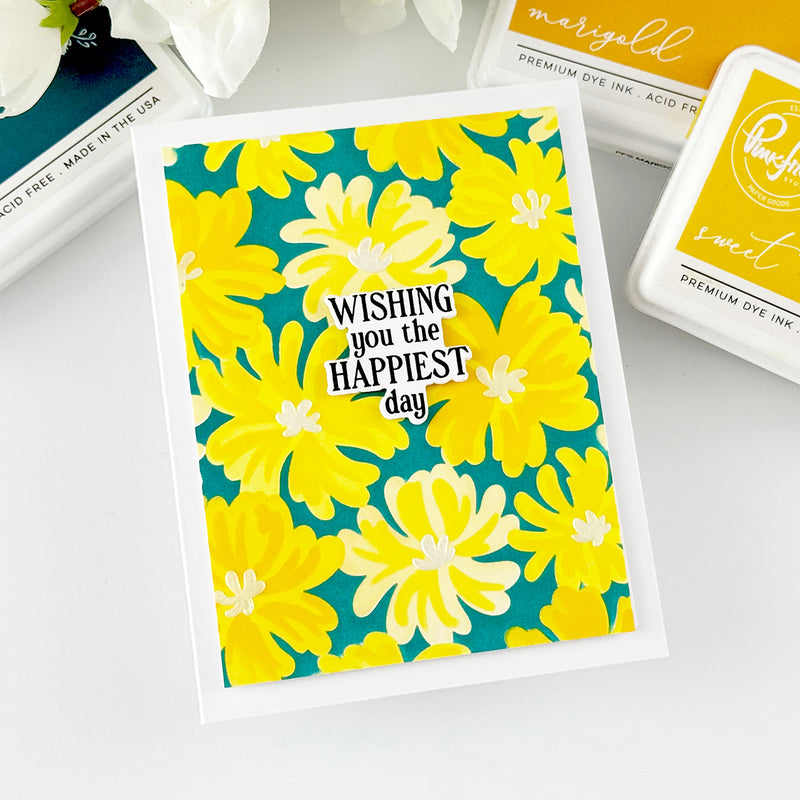 Petal Pop stencil