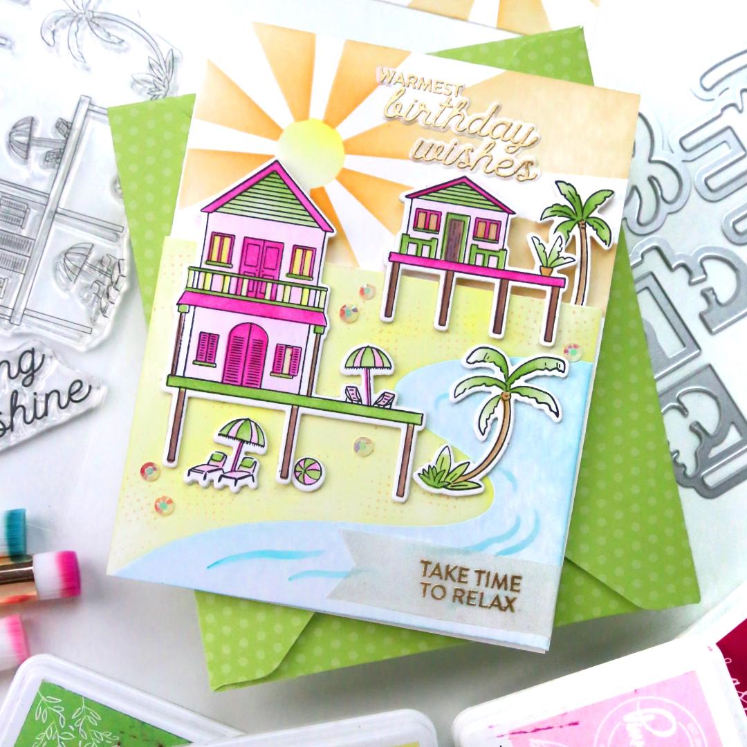 Coastal Paradise stencil
