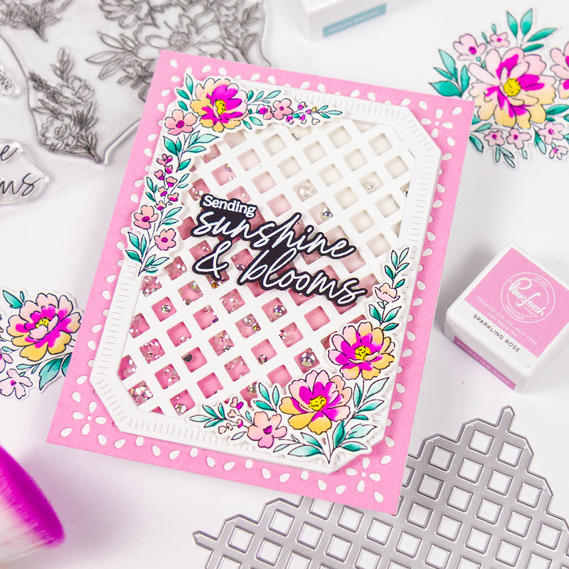 Floral Lattice coverplate die