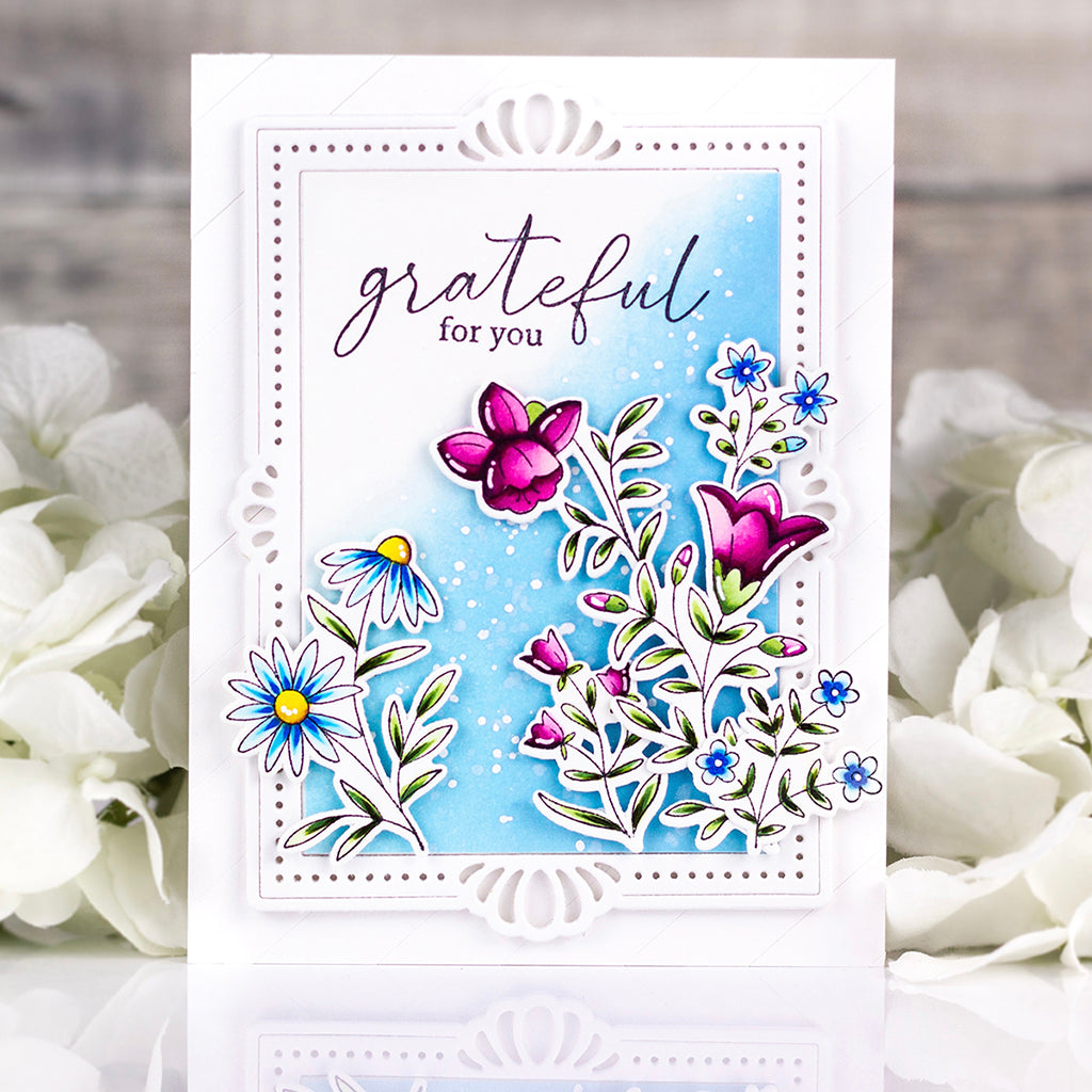 Print Shop: Modern Botanicals cling stamp