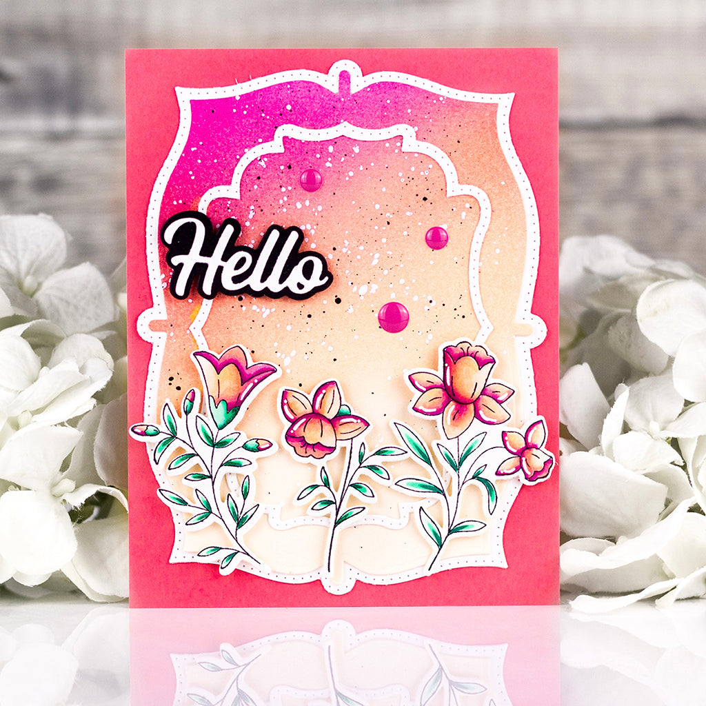 Print Shop: Modern Botanicals cling stamp