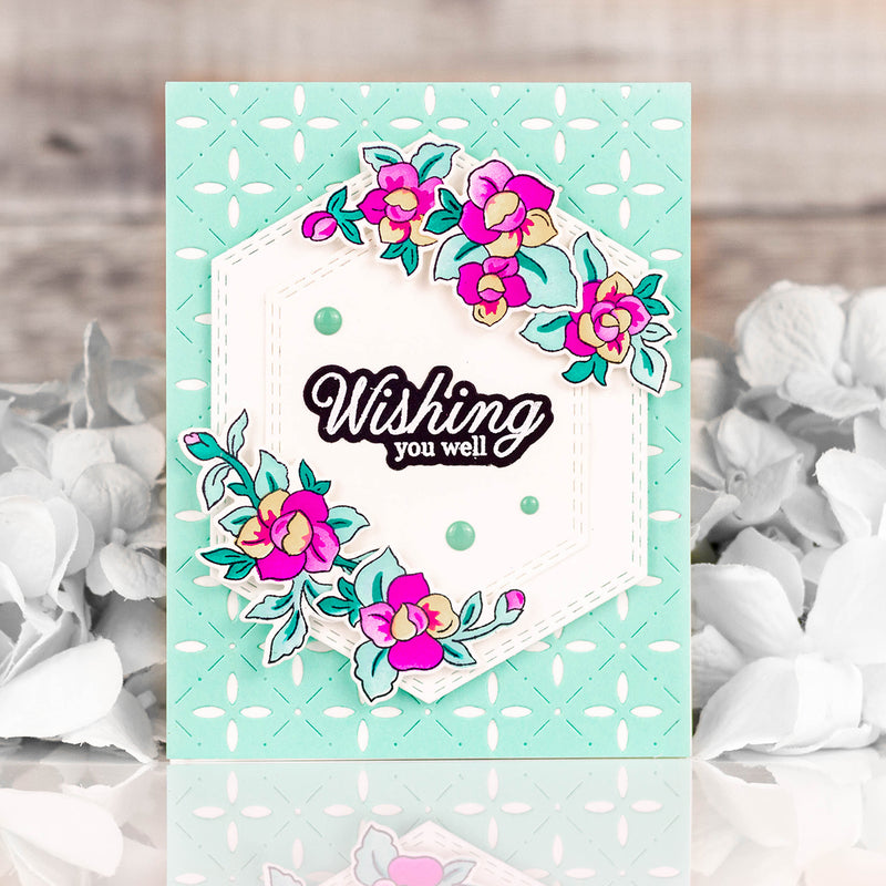 Petal Grid coverplate die