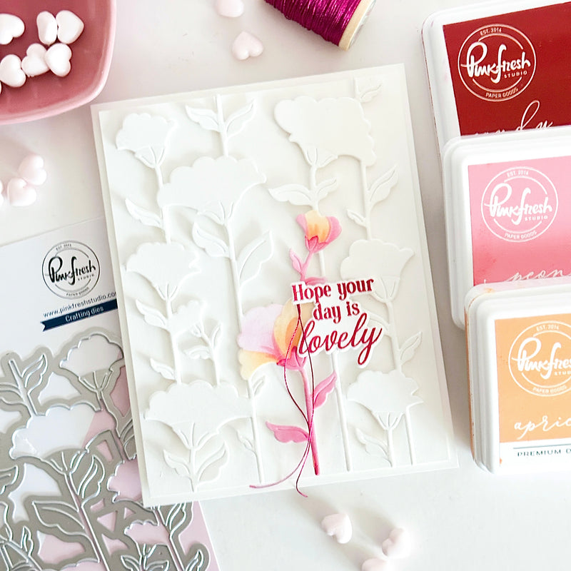 Rising Wildflowers stencil