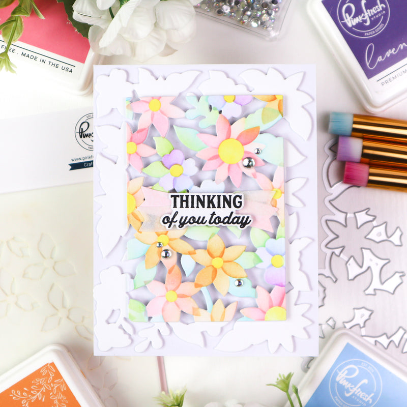 Bloom Burst stencil