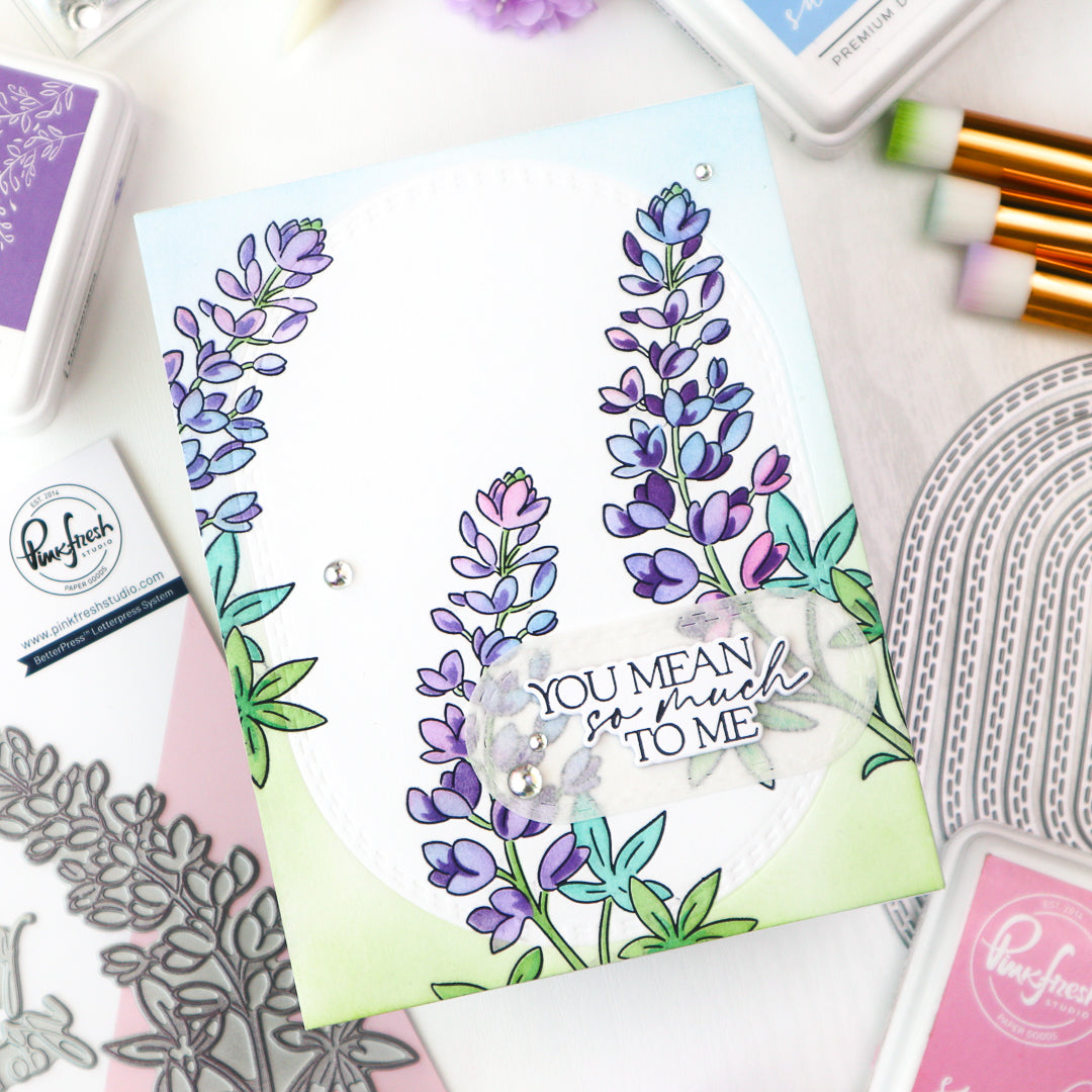 Bluebonnet Bliss stencil