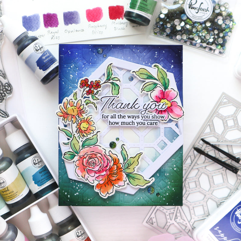 Artsy Floral stamp