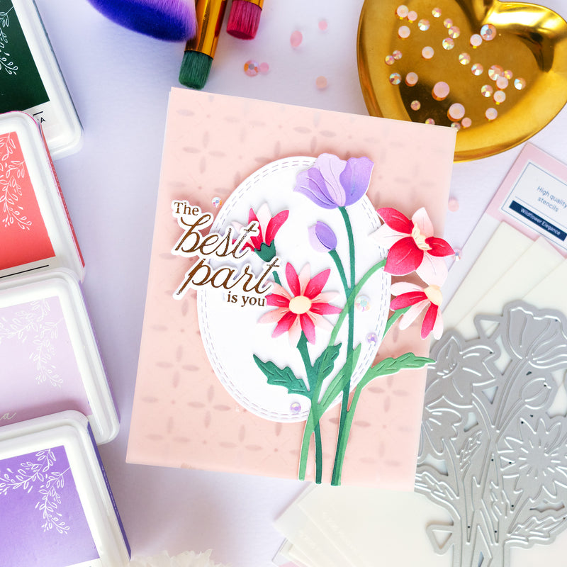 Petal Grid coverplate die