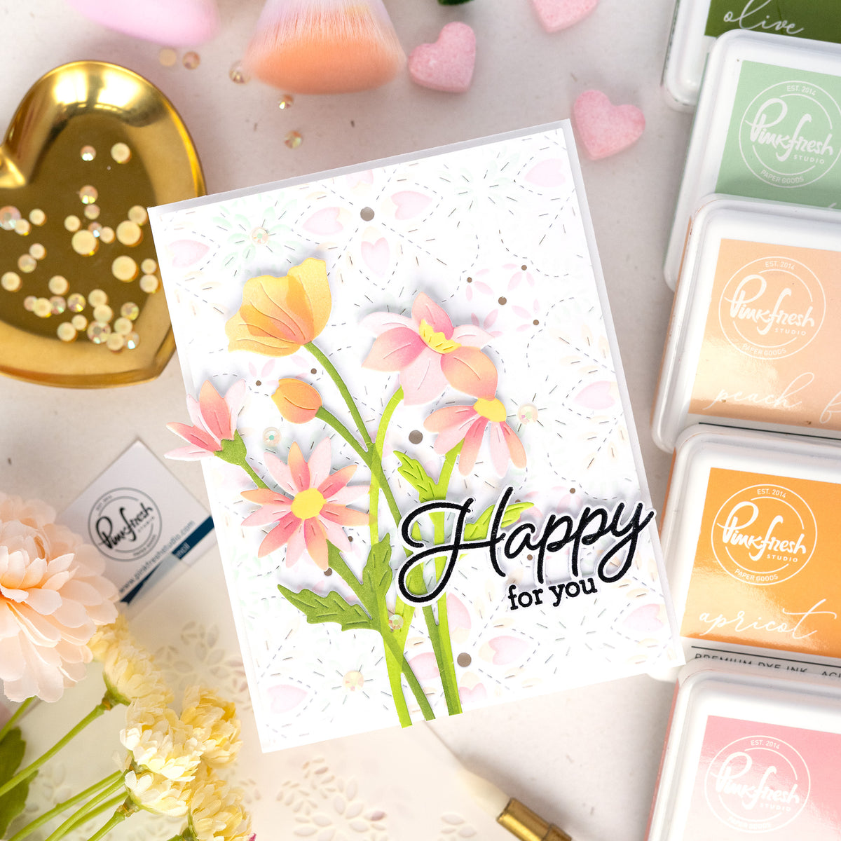 Wildflower Elegance stencil