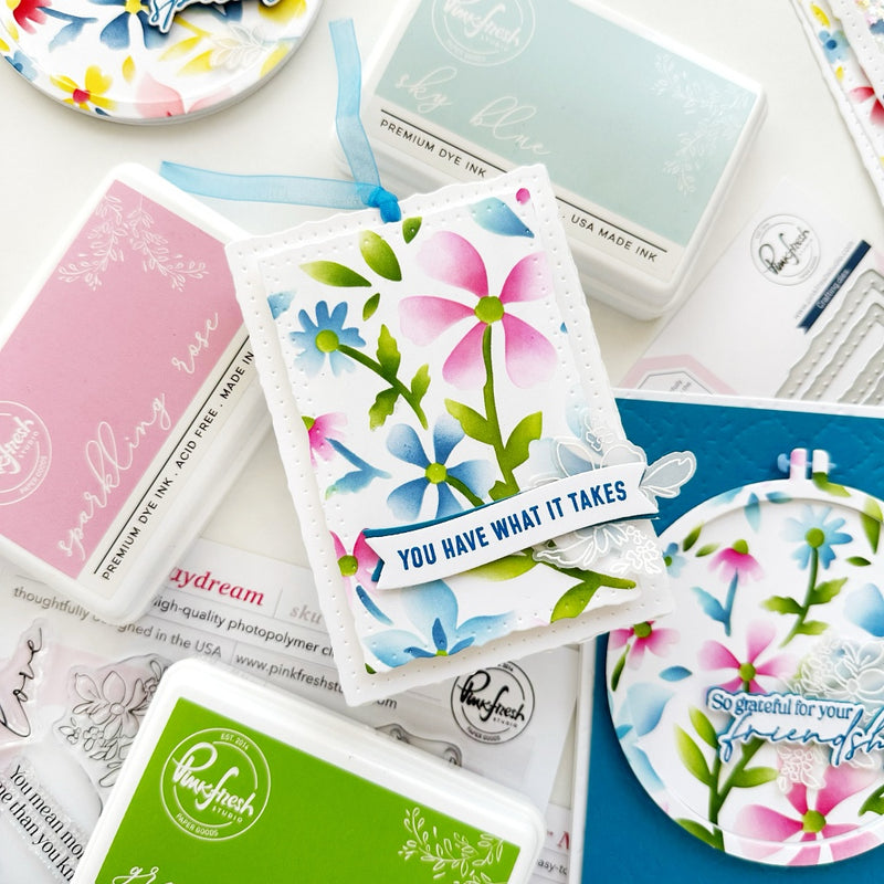 Wildflower Notes stencil
