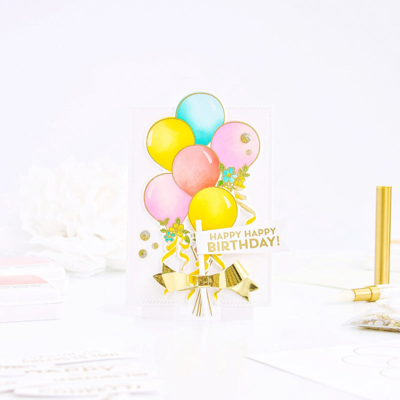 Ribbons & Balloons stamp