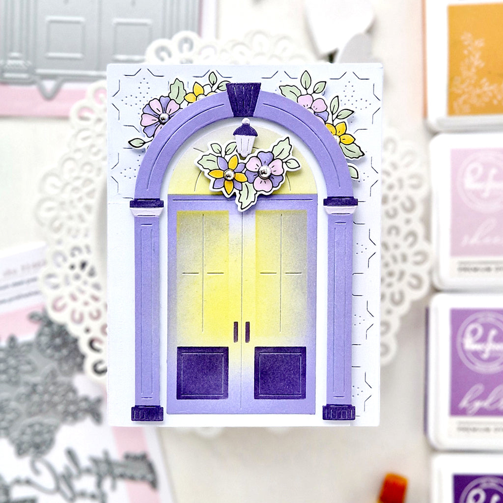 Arched Elegance stencil