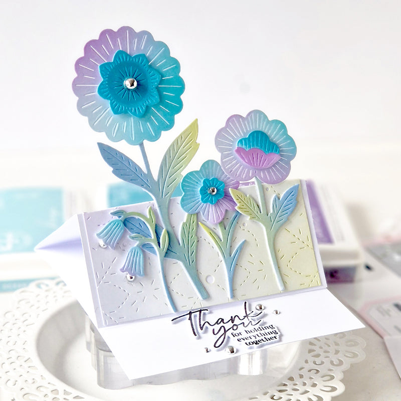 Petal Mosaic coverplate die