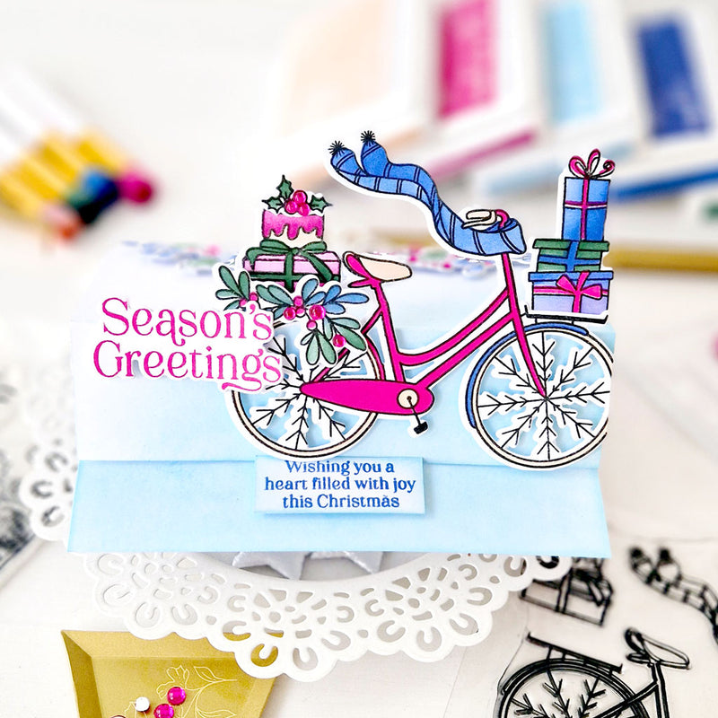 Holiday Bicycle stamp