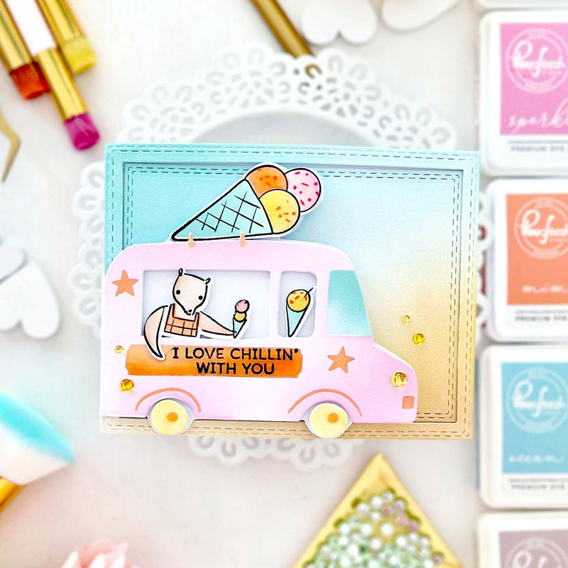 Ice Cream Truck stamp