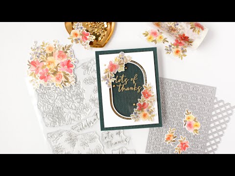 Floral Lattice coverplate die