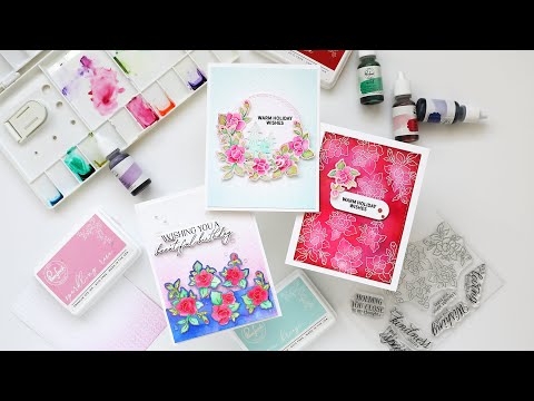 Premium Liquid Watercolors: Jewel Tones