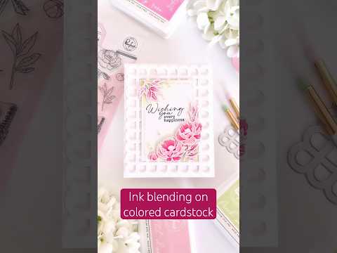 Blushing Blooms stencil