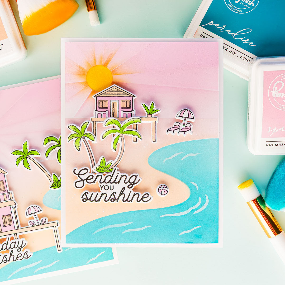Coastal Paradise stencil