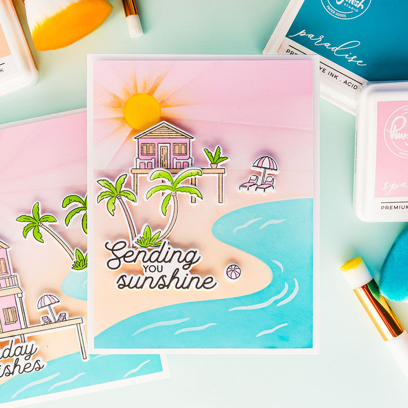 Coastal Paradise stencil