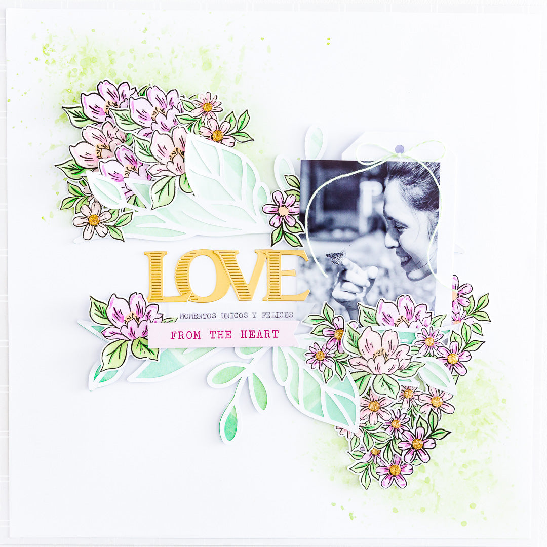 Dreamy Florals stamp