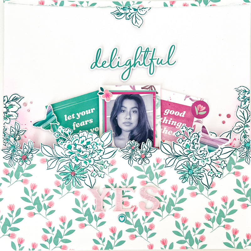 Dreamy Florals stamp
