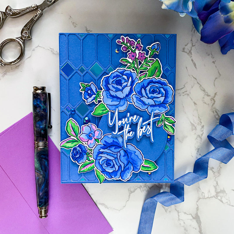 Grant Yourself Grace layering stencil