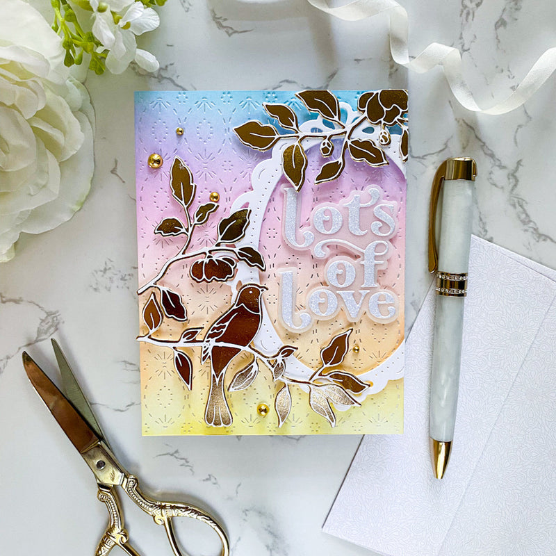 Solid Hot Foil Plate