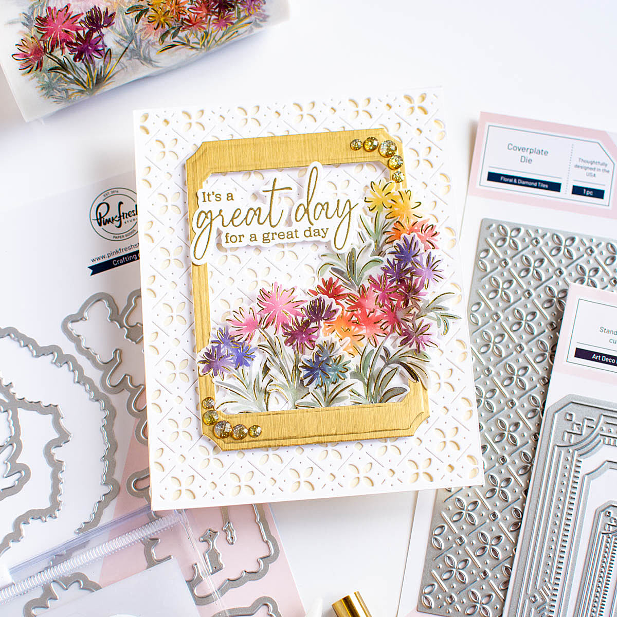 Rainbow Daisies washi