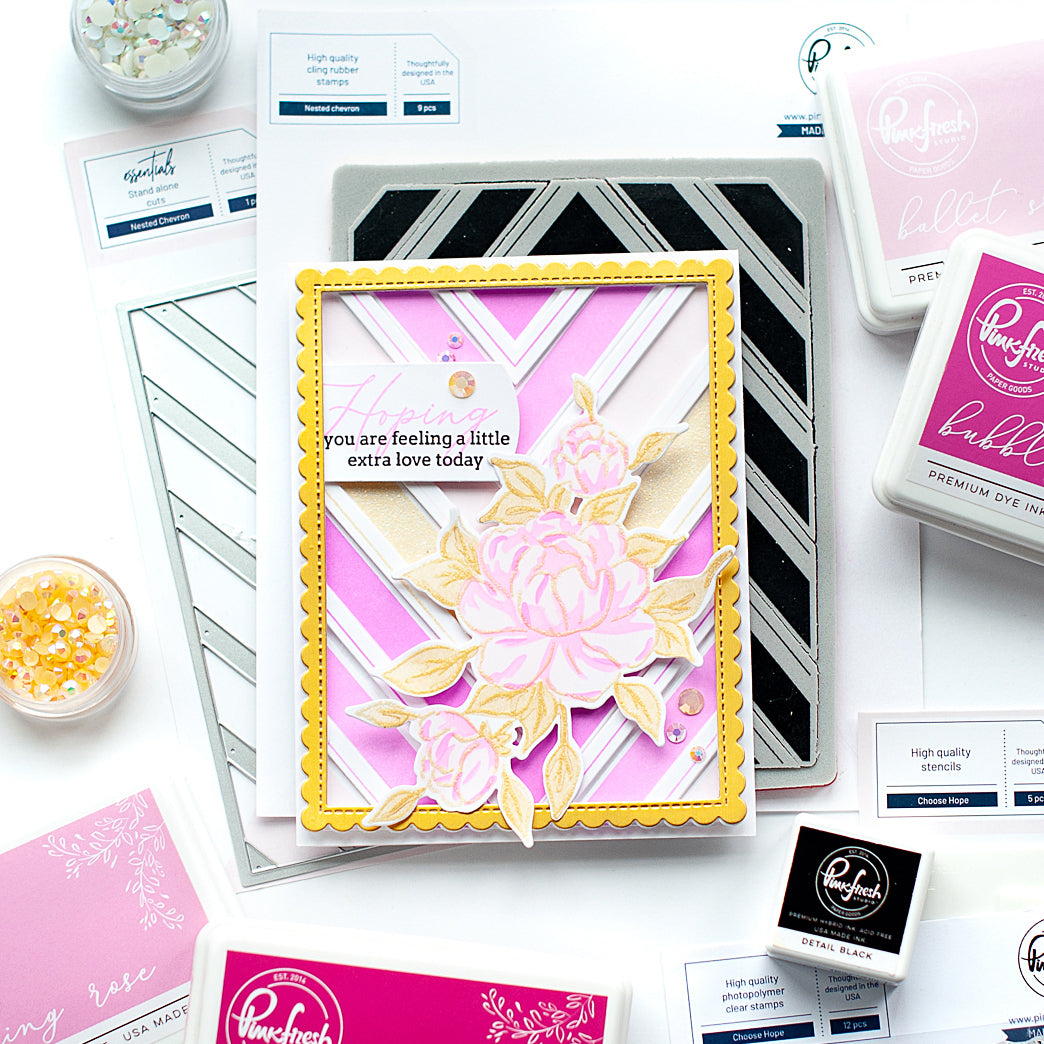 Essentials: Stitched Scallop Rectangles Die Set