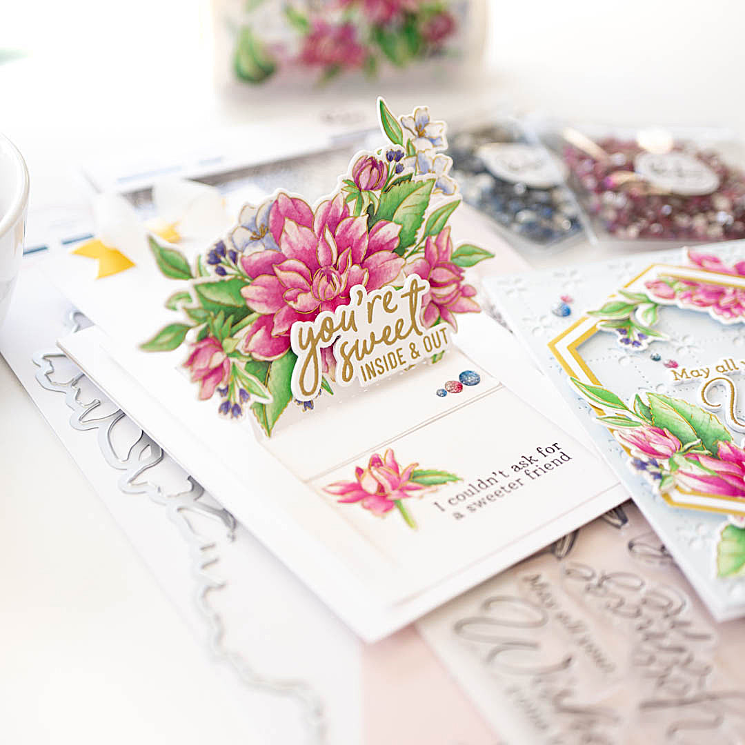 Artistic Dahlia washi