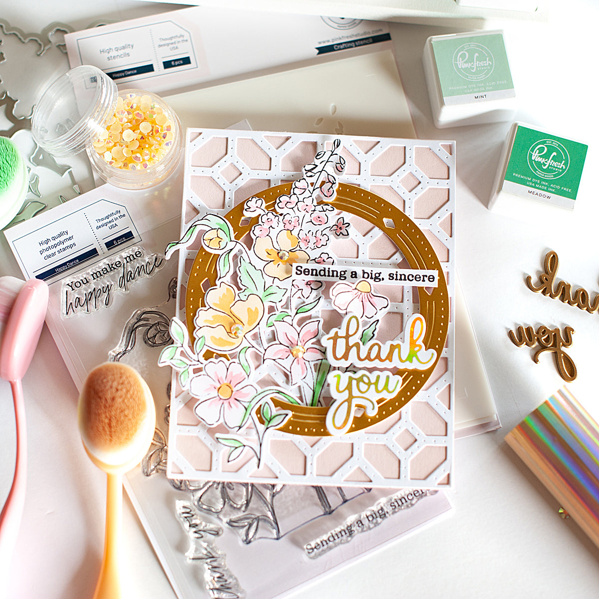 Happy Dance stencils