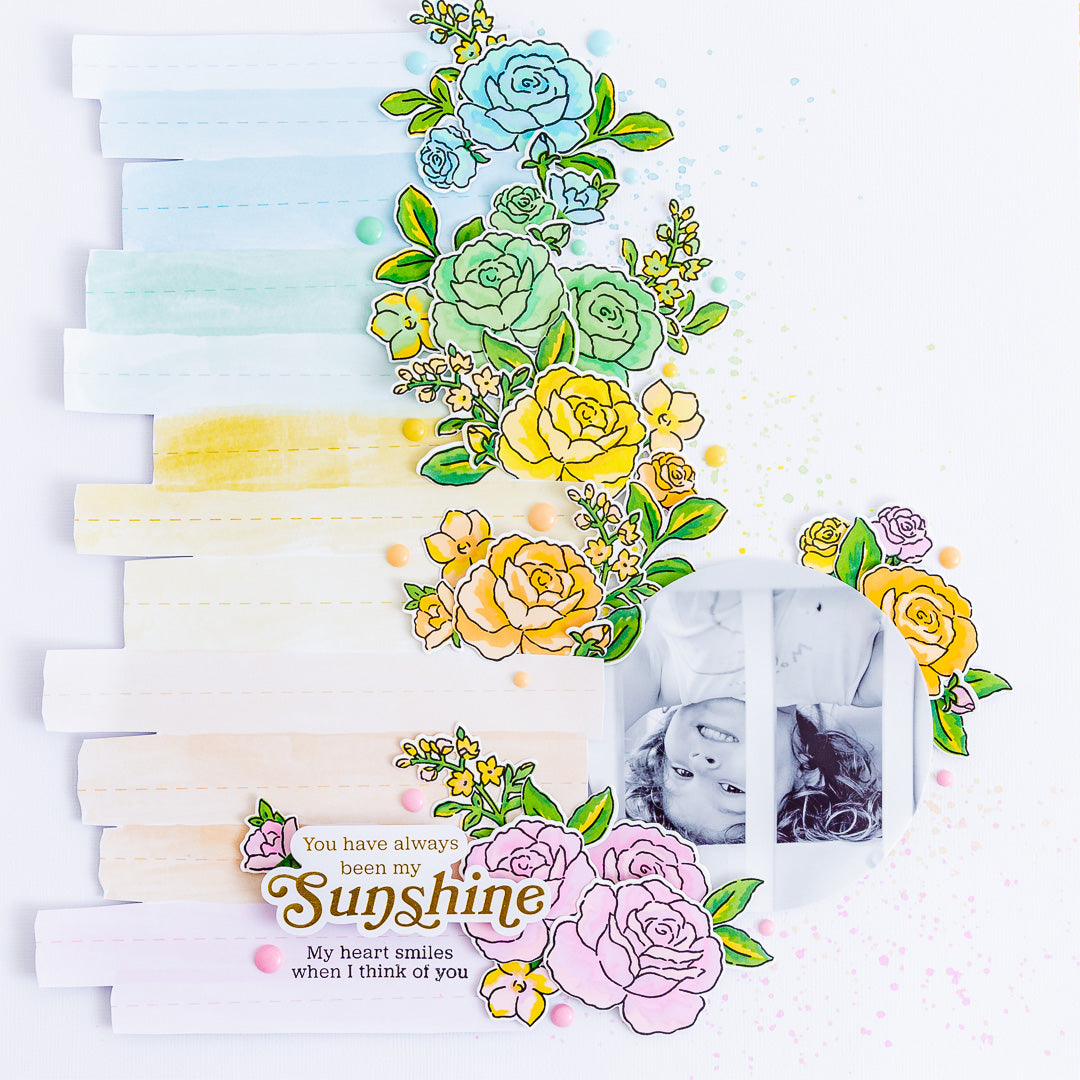 Grant Yourself Grace layering stencil